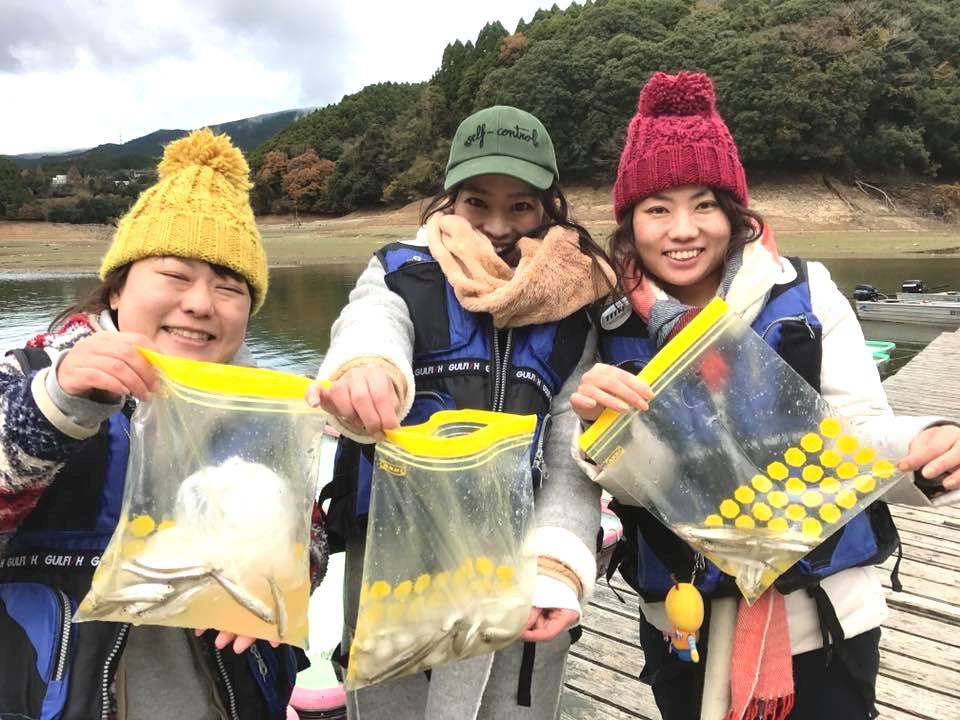 北山湖ワカサギガール
